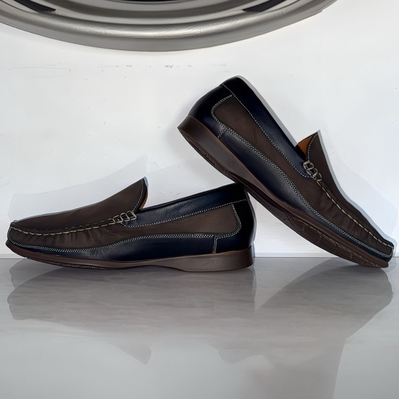 Mephisto Men’s Badaurd Cool-Air Leather Loafers Brown Nubuck Black Calf Size 9.5 main image 12